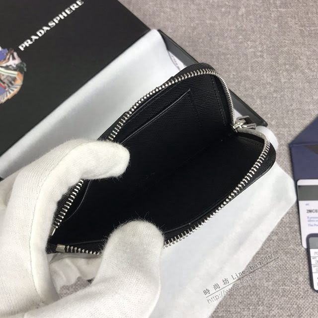 prada卡包 普拉達新款 摩登態度系列 2MC021 PRADA男士卡片夾  pyd2251